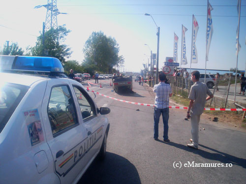 FOTO: Accident mortal Baia Mare, bdul Independentei, 15 septembrie 2009 (c) eMaramures.ro